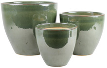 Krukkesett Thea Grønn Ø25/31/38 cm Scan-Pot